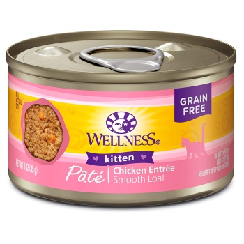 Wellness Signature Selects Natural Canned Grain Free Wet Cat Food, Flaked Tuna & Wild Salmon, 5.3-Ounce Can (Pack of 24)