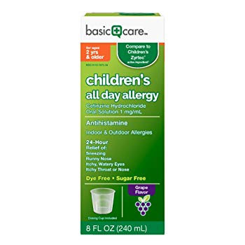 Basic Care Children's All Day Allergy Cetirizine HCl Oral Solution