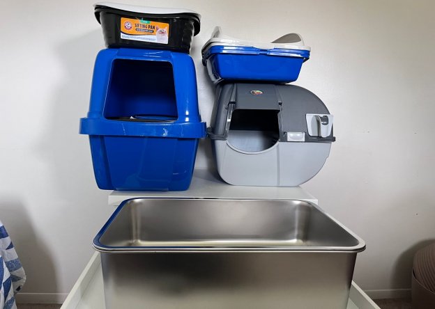 Kitty Litter Small Sifting Litter Box Best Sifting Litter Boxes For Odor  Control