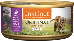 Instinct by Nature's Variety Original Grain-Free Real Rabbit Recipe Natural Wet Canned Cat Food