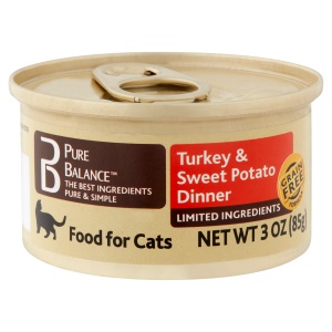Pure Balance Turkey & Sweet Potato Dinner Food for Cats