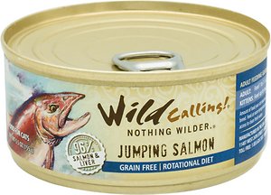 Wild Calling Jumping Salmon 96% Salmon Grain-Free Adult Canned Cat Food