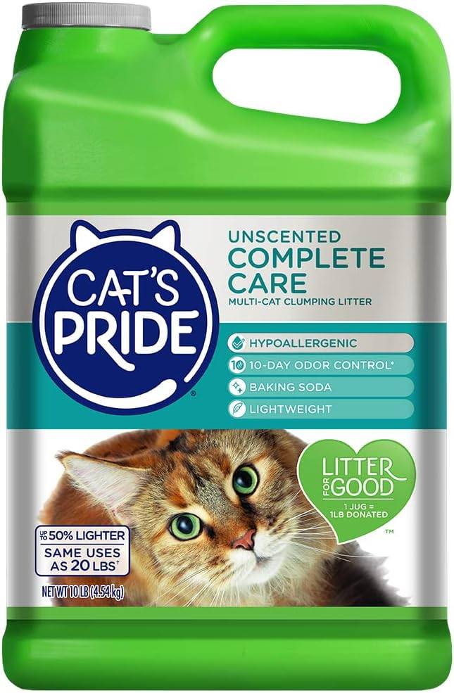 Cat's Pride Complete Care Unscented Hypoallergenic Multi-Cat Clumping Litter