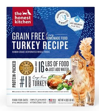 The Honest Kitchen Grace Grain-Free Turkey Dehydrated Cat Food