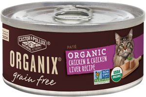 Castor & Pollux Organix Grain-Free Organic Chicken & Chicken Liver Recipe