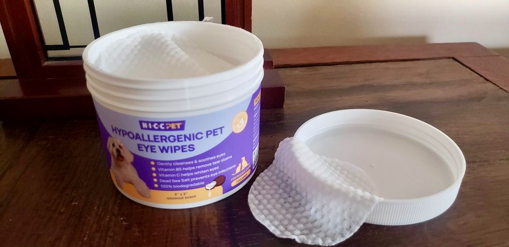 HICC PET Hypoallergenic Dog & Cat Eye Wipes