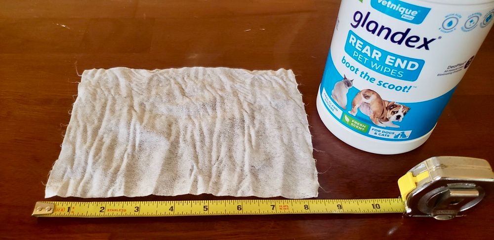 Vetnique Labs Glandex Boot the Scoot Rear End Pet Wipes