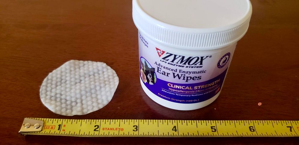 Zymox Advanced Enzymatic Dog & Cat Ear Wipes