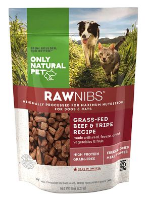 ONLY NATURAL PET RAWNIBS FREEZE-DRIED BEEF & TRIPE RECIPE