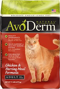 AvoDerm Natural Chicken & Herring Meal Formula Adult Dry Cat Food