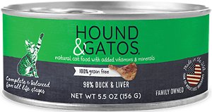 Hound & Gatos duck Canned Cat Food