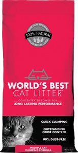 World’s Best Cat Litter Clumping Formula Litter for Multiple Cats