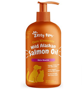 Zesty Paws Pure Wild Alaskan Salmon Oil for Dogs & Cats