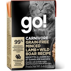 Go! Solutions Carnivore Grain-Free Minced Lamb + Wild Boar Wet Food