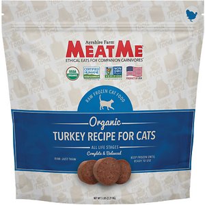 MeatMe Organic Turkey Recipe Frozen Cat Food