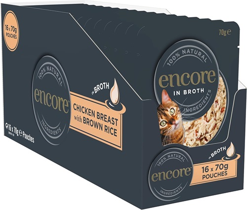 Encore Chicken Breast with Brown Rice in Broth Pouch
