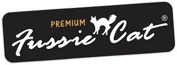 Fussie Cat Food logo