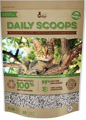 Cat Love Daily Scoops Paper Cat Litter
