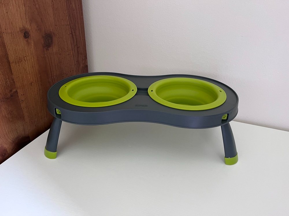 Dexas Popware Double Non-Skid Elevated Cat Bowls