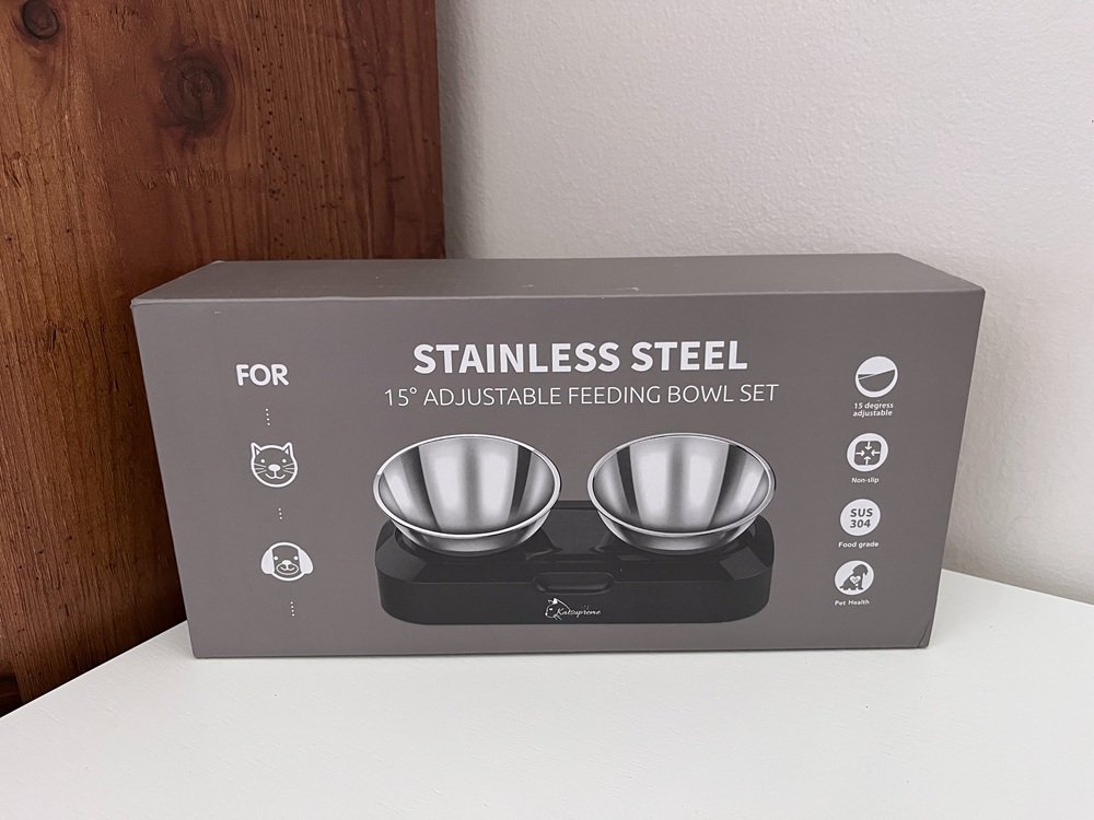 KatSupreme Tilted Cat Food Bowls