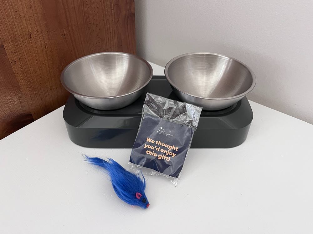 KatSupreme Tilted Cat Food Bowls