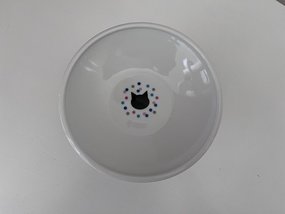 Necoichi Extra Wide Ceramic Elevated Cat Food Bowl