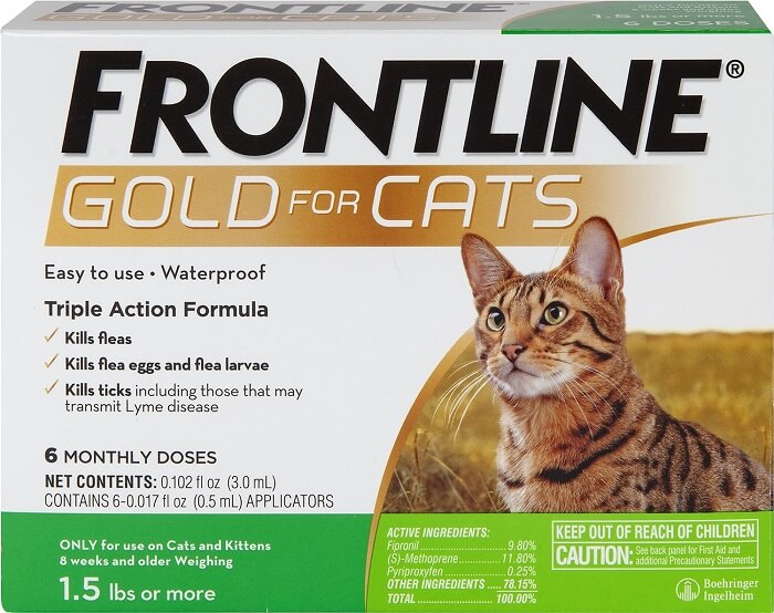 frontline gold for cats