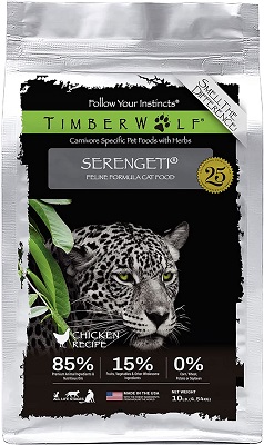 Timberwolf Serengeti Chicken Recipe Cat Food 