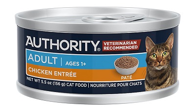 Authority Chicken Entree Adult Pate Canned Cat Food