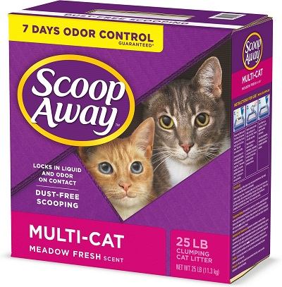 Scoop Away Multi-Cat Meadow Fresh Scent Clumping Cat Litter
