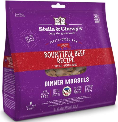 Stella & Chewy’s Bountiful Beef Recipe Freeze-Dried Raw Dinner Morsels