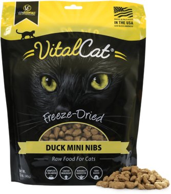 Vital Essentials Duck Mini Nibs Freeze-Dried Cat Food