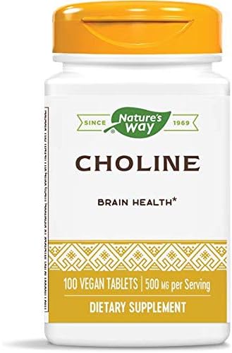 Nature’s Way Choline (500mg) Tablets