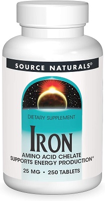 Source Naturals Iron (25 mg) Tablets