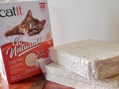 Catit Go Natural Pea Husk Cat Litter feature-compressed