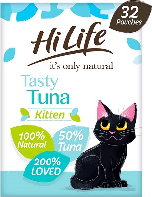 Hilife It’s Only Natural Wet Cat Food Pouches
