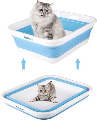 Maohegou Large Cat Litter Box for Kittens to Senior Cat