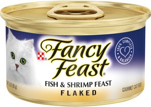Fancy Feast Fish and Shrimp Feast Flaked Wet Food