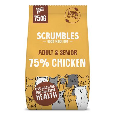 Alimento seco para gatos adultos y senior Scrumbles