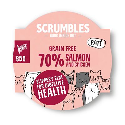 Scrumbles Grain-Free Salmon Wet Food