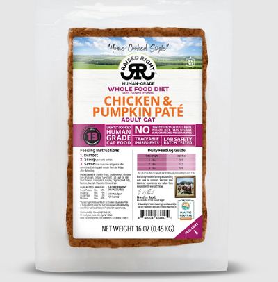 Raised Right Chicken & Pumpkin Paté for Adult Cats