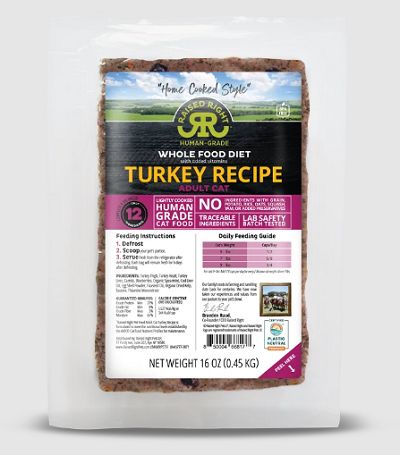 Raised Right Original Turkey Adult Cat Recipe