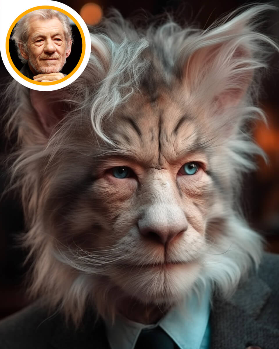 AI Reveals What 10 Celebrities Would Look Like as Cats - animalonly.com