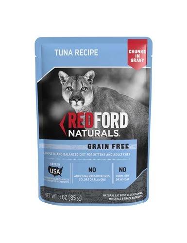 Redford Naturals Grain Free Chunks in Gravy Tuna Recipe Cat Food Pouches