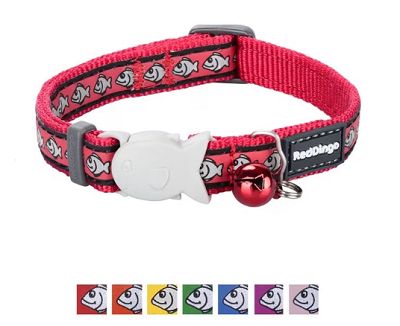 Mirage 125-166 ct I Love Bacon Nylon Cat Collar