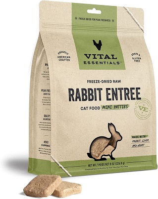 Vital Essentials Rabbit Freeze-Dried Dinner Patties