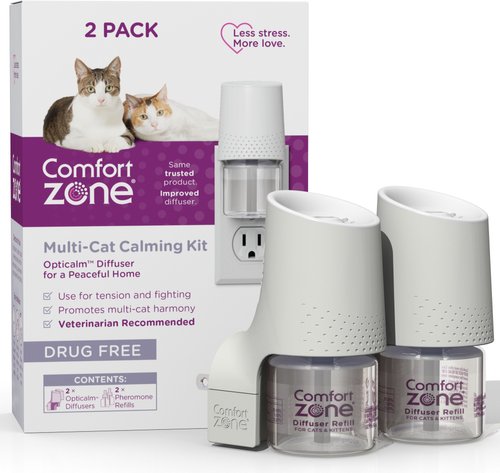 Comfort Zone Multi-Cat Two-Room Diffuser Kit