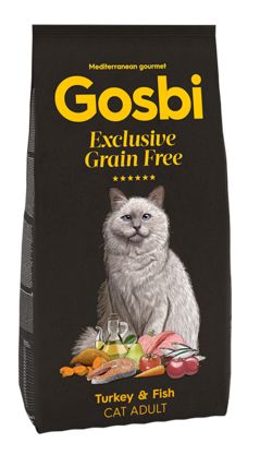 Gosbi Exclusive Grainfree Turkey & Fish Adult Dry Cat Food