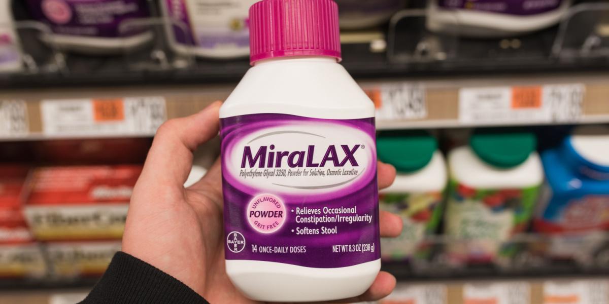 Image of Miralax laxatives, a relief option for feline constipation