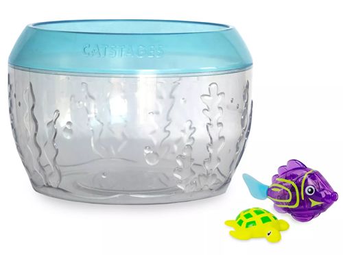 Catstages Meow-smerizing Fish Bowl with Electronic Fish